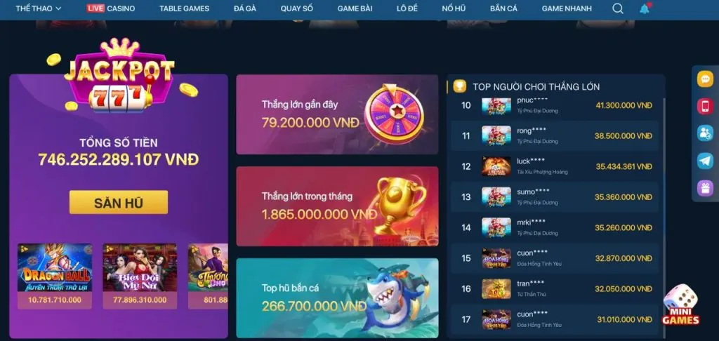 Tính năng nổi bật 96vn app